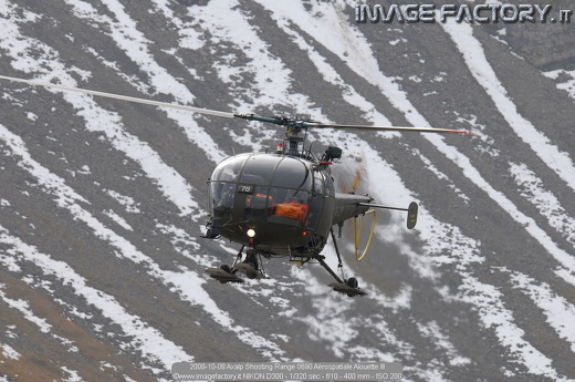 2008-10-08 Axalp Shooting Range 0690 Aérospatiale Alouette III